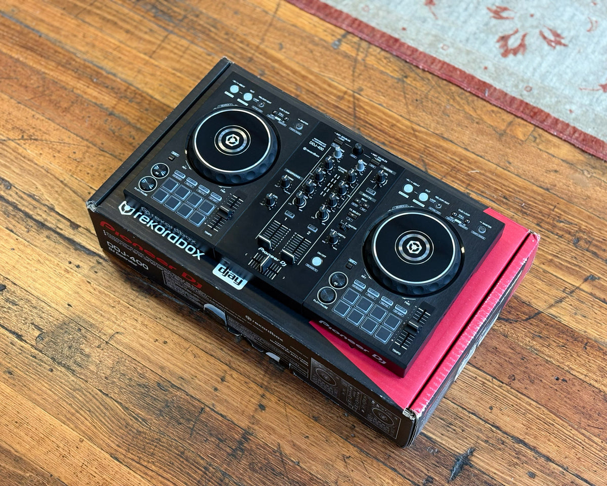 Pioneer DJ コントローラー DDJ-400 DDJ-400 - 2-channel DJ controller for rekordbox dj (Black)