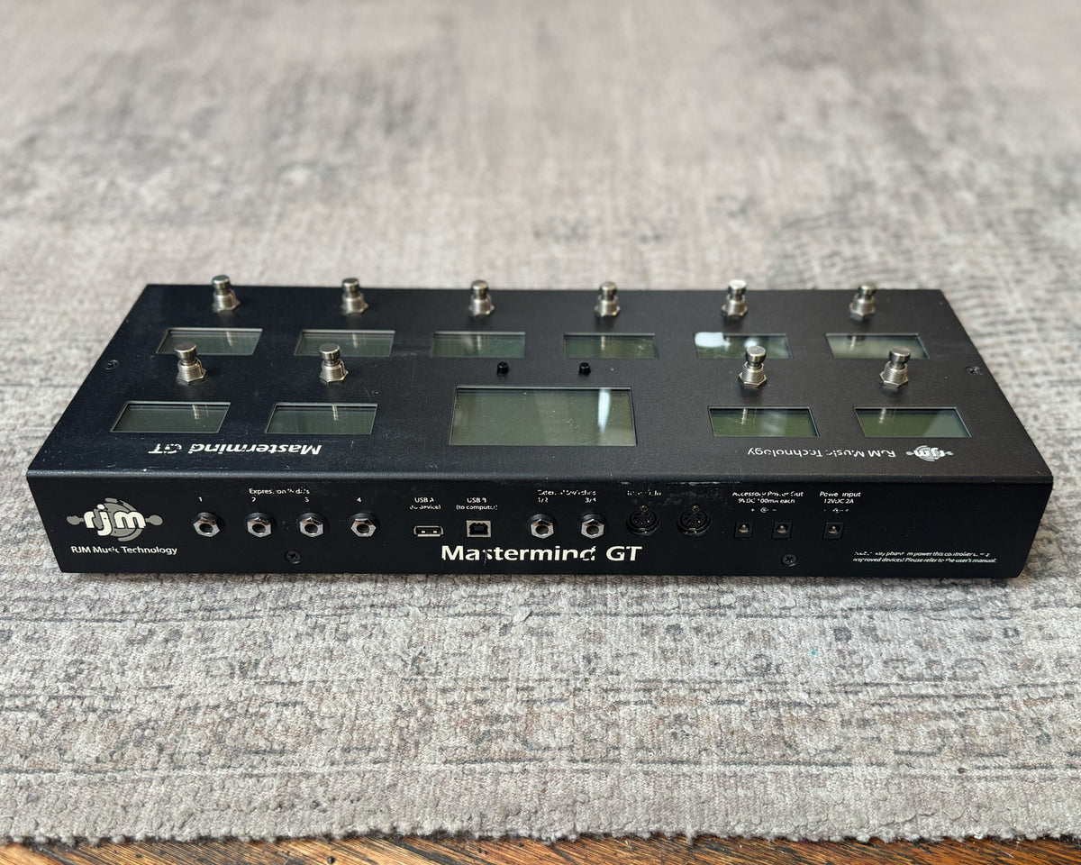 ギター MasterMind MIDI Foot Controller Buy the Mastermind GT/22 MIDI Foot Controller - RJM Music