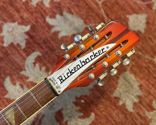 1981 Rickenbacker 360/12 WB - 'B Series' w/ OHSC, Warranty Card, Polish Cloth & Strap