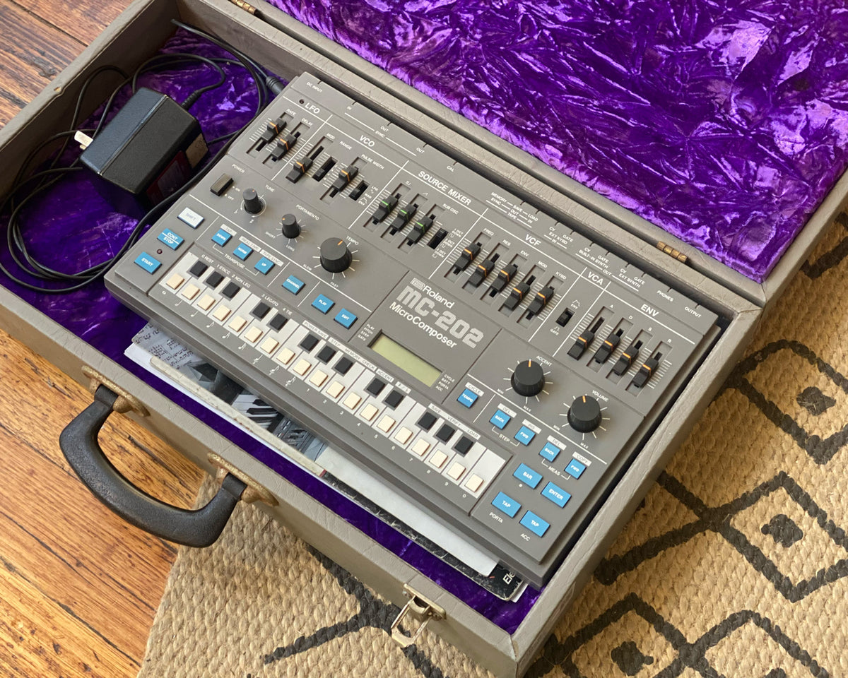 Roland mc-202 Micro computer美品 Roland MC-202 Micro Composer Mint Rare Vintage Analog