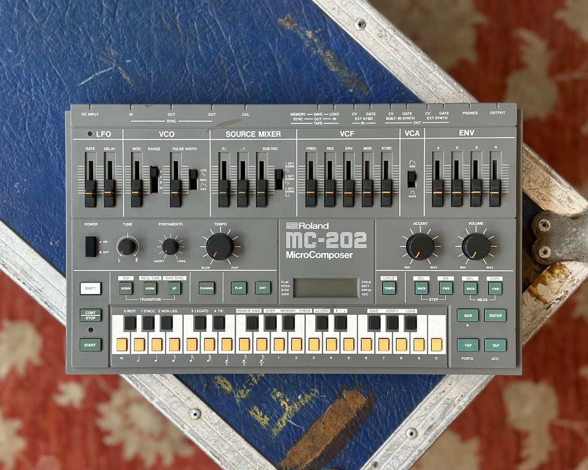 Roland mc-202 Micro computer美品 Roland MC-202 Micro Composer Mint Rare Vintage Analog