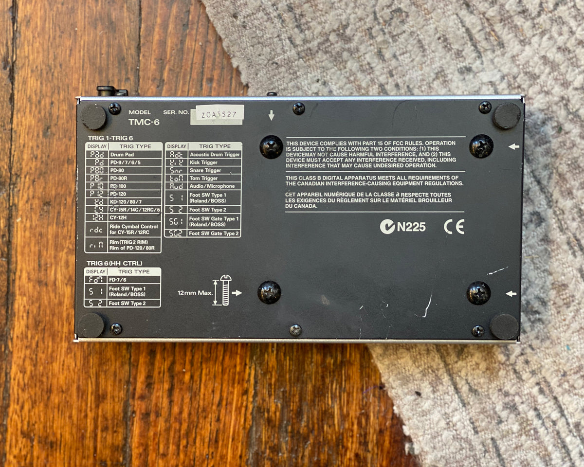 Roland tmc 6 outlet trigger midi converter