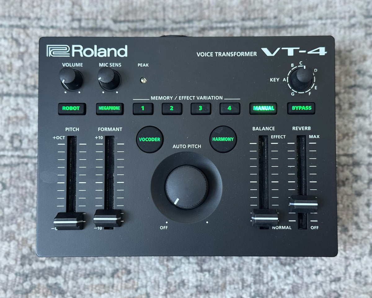 【美品】Roland VT-4 Voice Transformer Roland - VT-4 Voice Transformer – Steve's Music Store