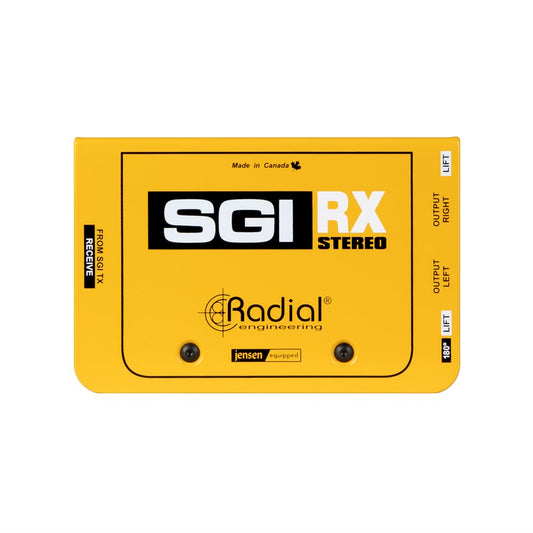 Radial SGI Stereo Studio Guitar Interface TX & RX Jensen Equipped Ethercon Connection