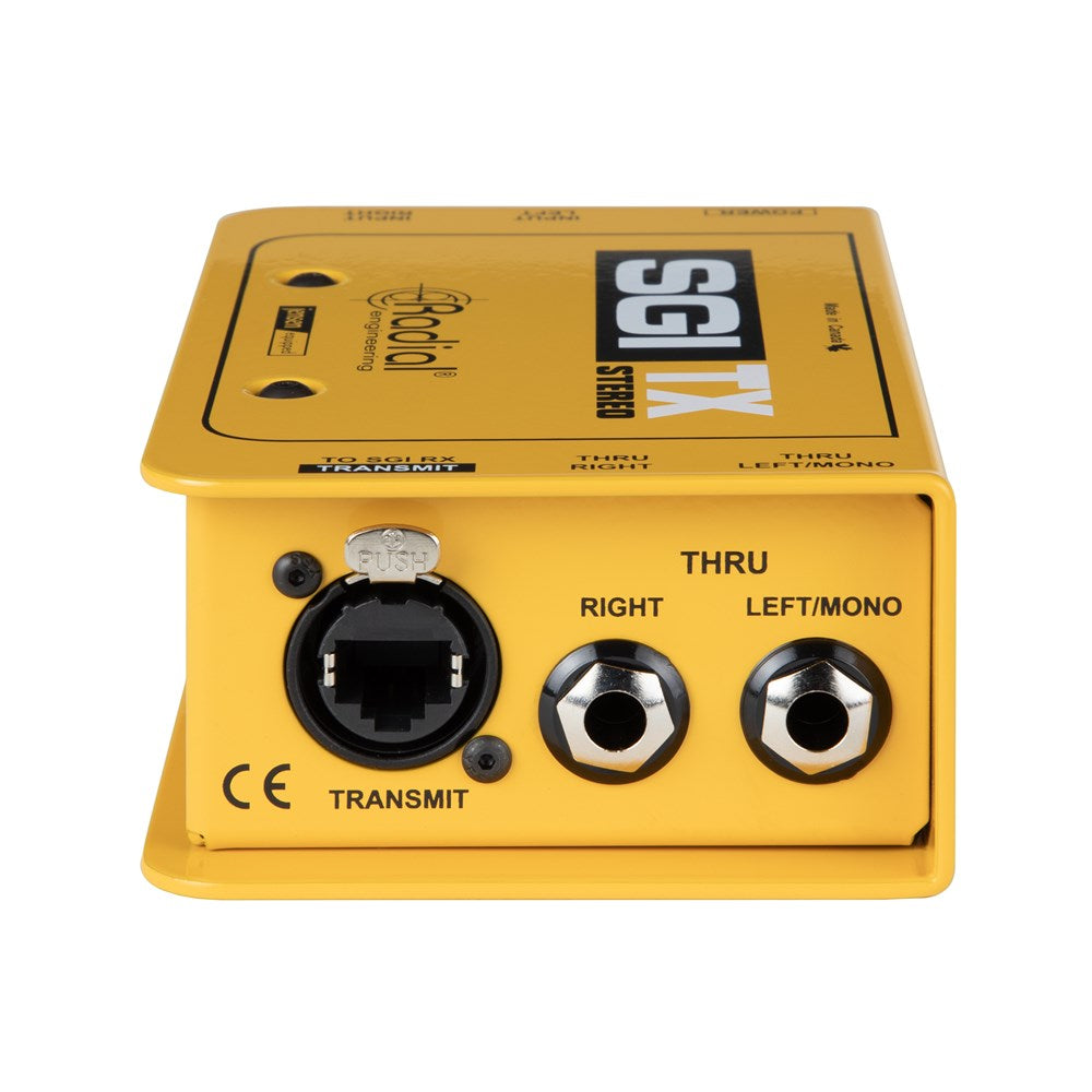 Radial SGI Stereo Studio Guitar Interface TX & RX Jensen Equipped Ethercon Connection