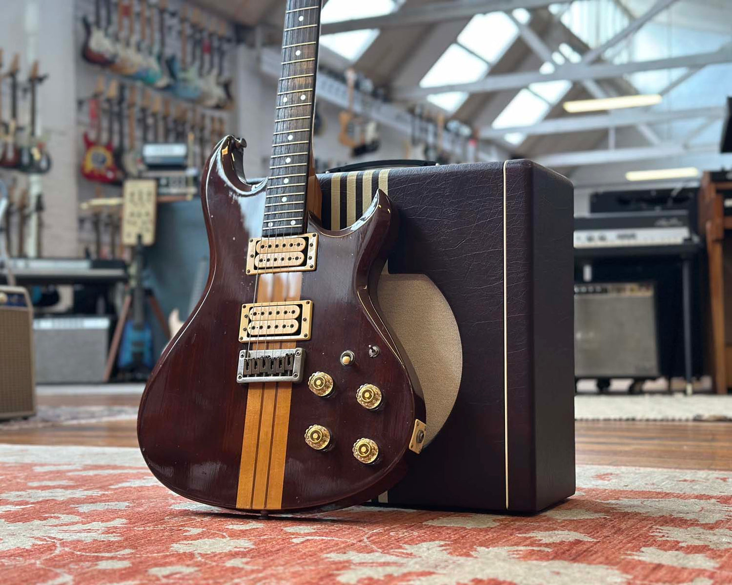 1980s Shiro TS-400 Matsumoku Solid Body Electric Guitar