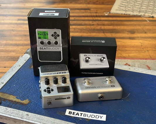 Singular Sound Beatbuddy Drum Machine Pedal & Footswitch (Bundle)