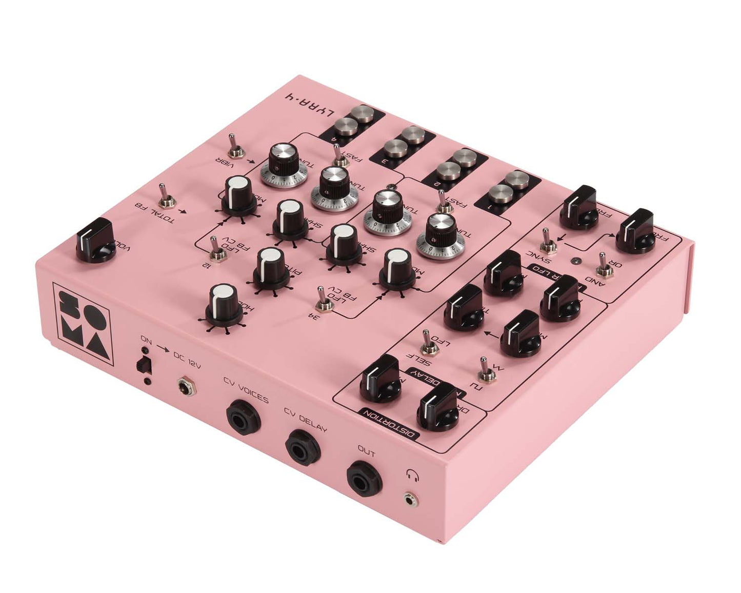 Soma Laboratory Lyra-4 Organismic Synthesizer - Calm Baker Pink