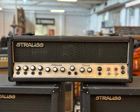 1970s Strauss Minuet Valve PA Head & Speakers