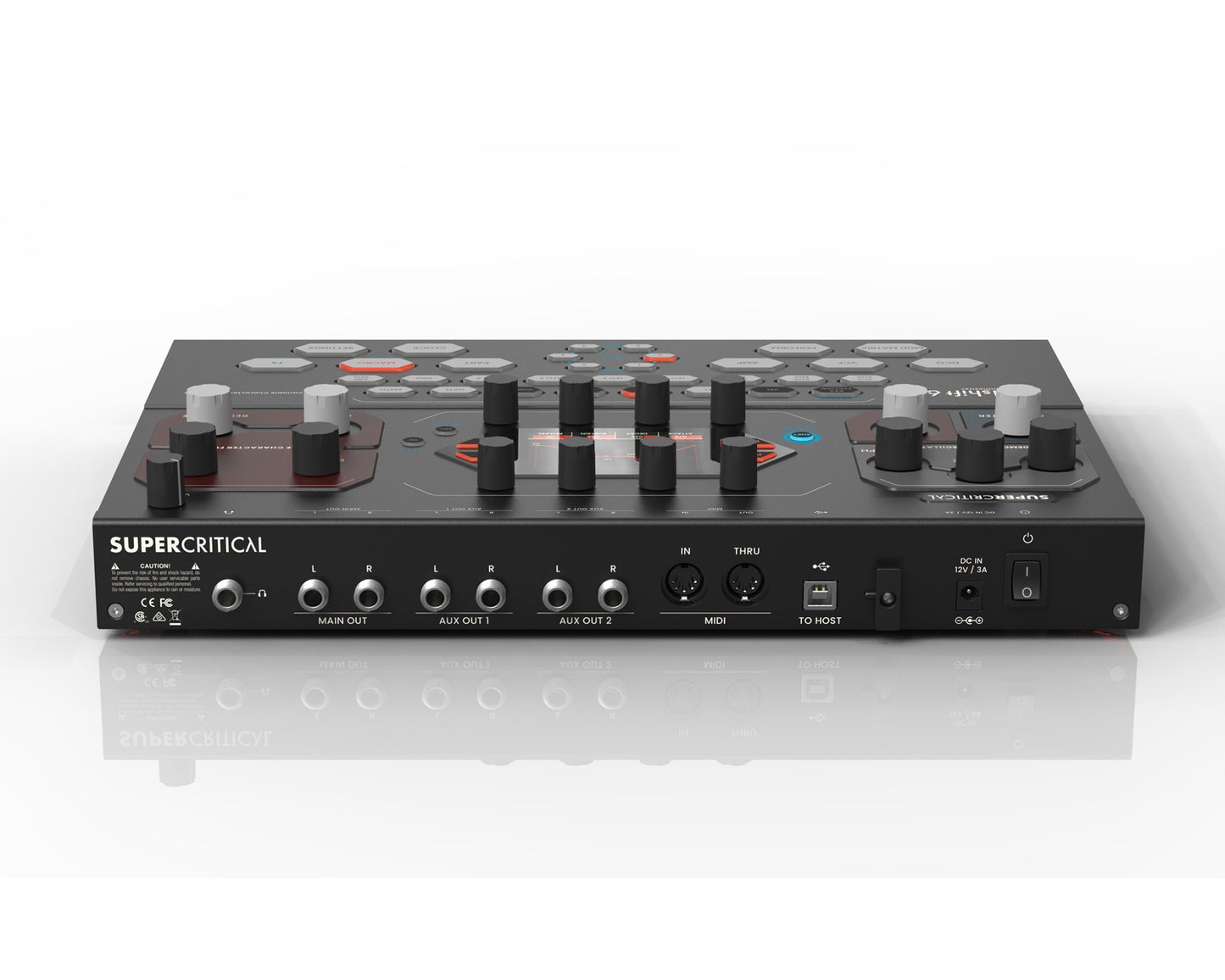 Supercritical Redshift 6 Voice Desktop Synthesizer Module