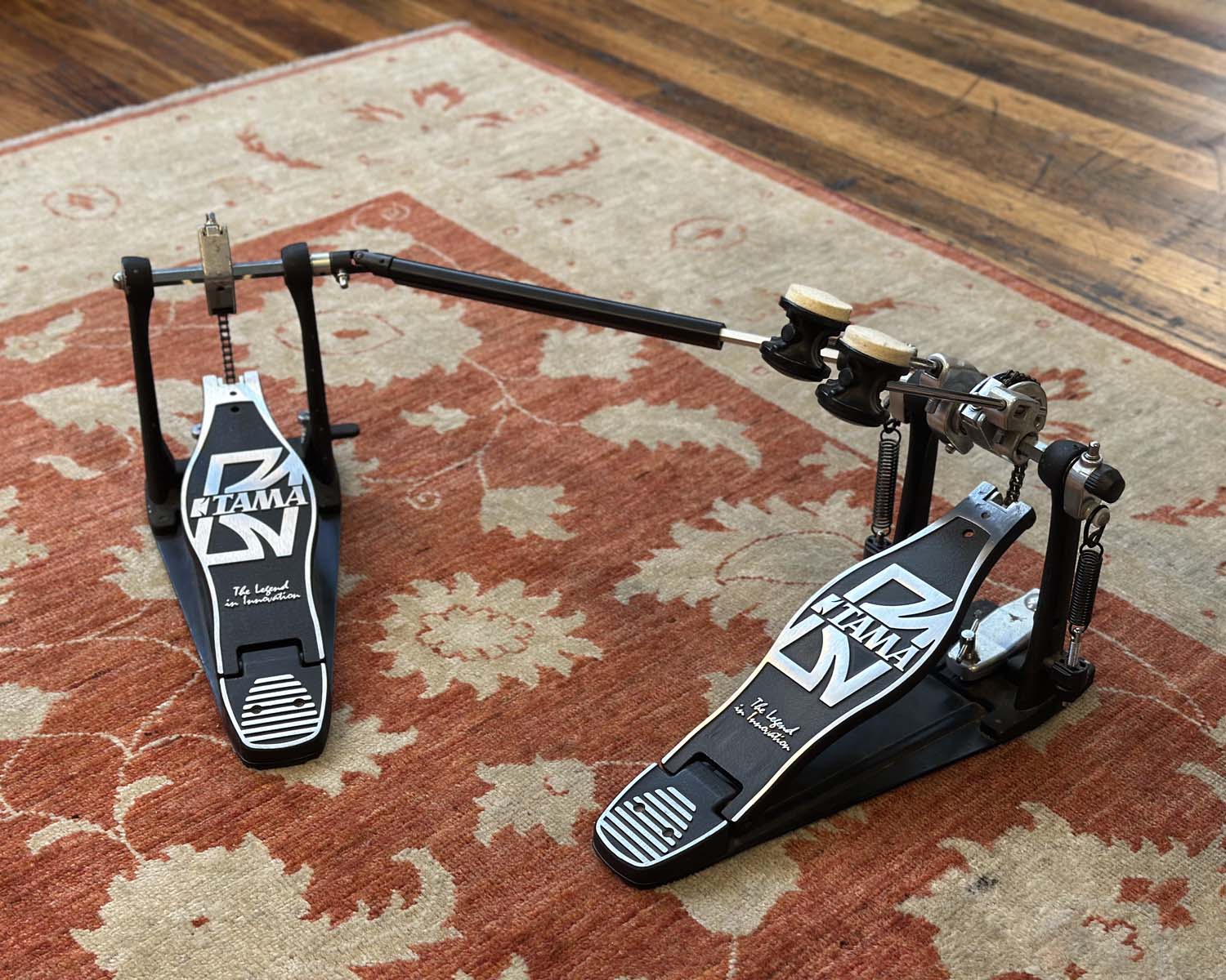 tama the legend in innovation pedal Tama Iron Cobra Double Power Glide Pedal