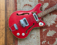 Load image into Gallery viewer, 1966 Teisco EP-200B Del Rey Thinline Hollowbody Bass