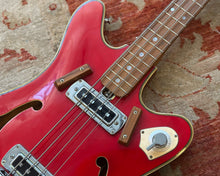 Load image into Gallery viewer, 1966 Teisco EP-200B Del Rey Thinline Hollowbody Bass