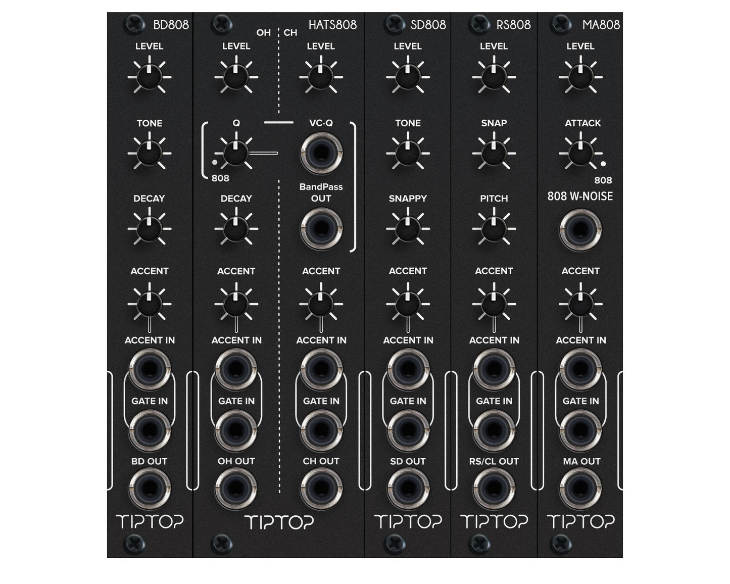 Tiptop Audio 808 Bundle - Black