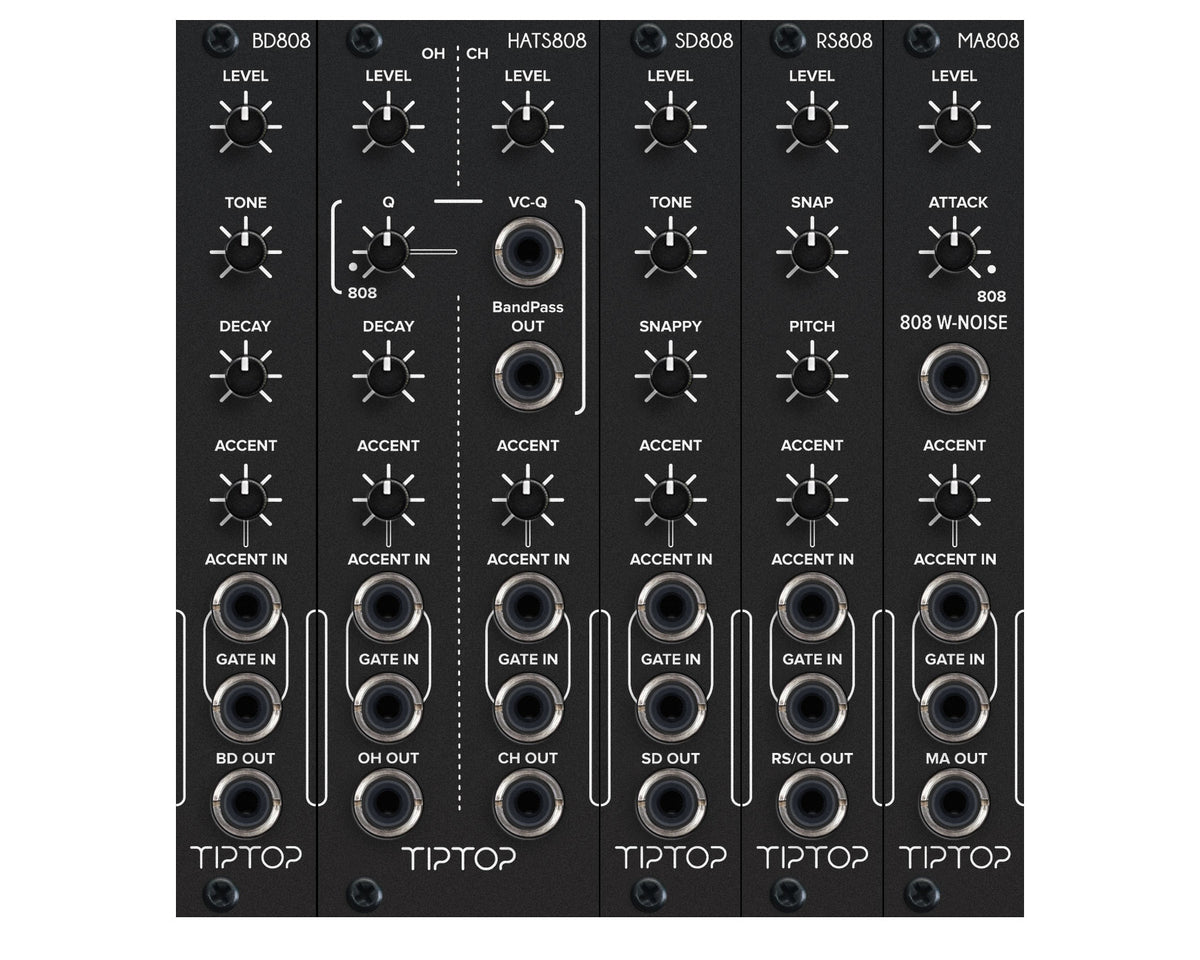 DTM・DAW EURORACK Tiptop audio CB808 Tiptop Audio CB808 (WHITE) - Eurorack Module on ModularGrid