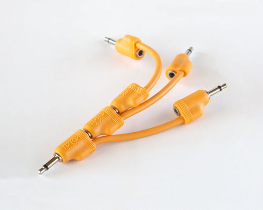 Tiptop Audio Mr. Shorty 12cm Orange Stackcable (each)