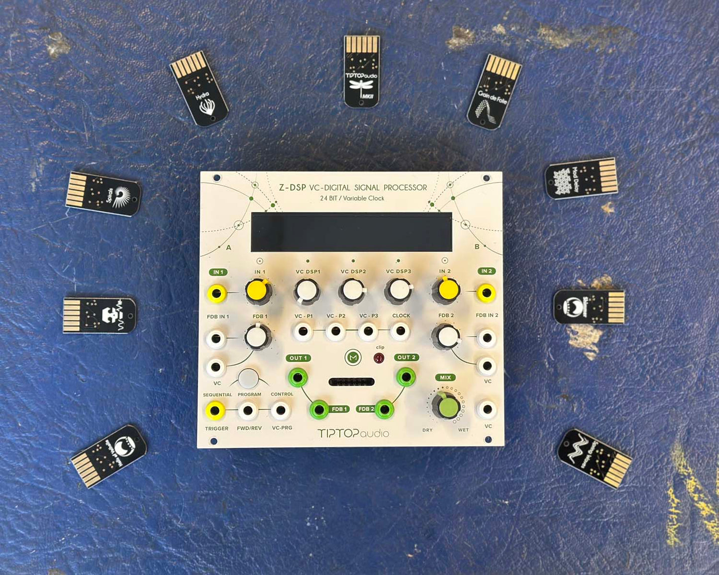 Tiptop Audio Z-DSP NS - White W/ ZDSP Card Bundle