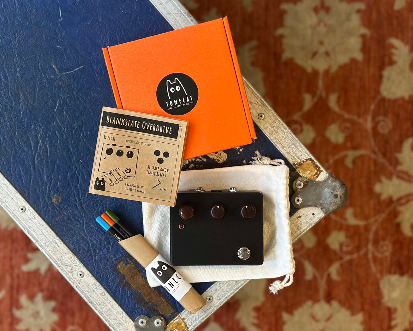 ToneCat BlankSlate (Klon-Style Transparent Overdrive w/ Customisable Faceplate)