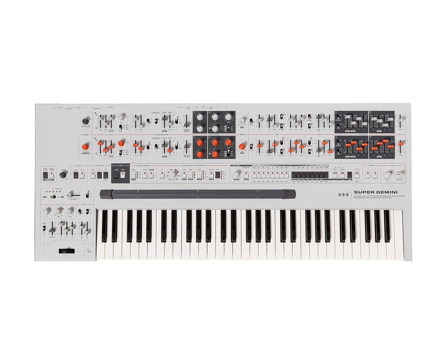 UDO Super Gemini 20 Voice Polyphonic Bi-Timbral Analogue Hybrid