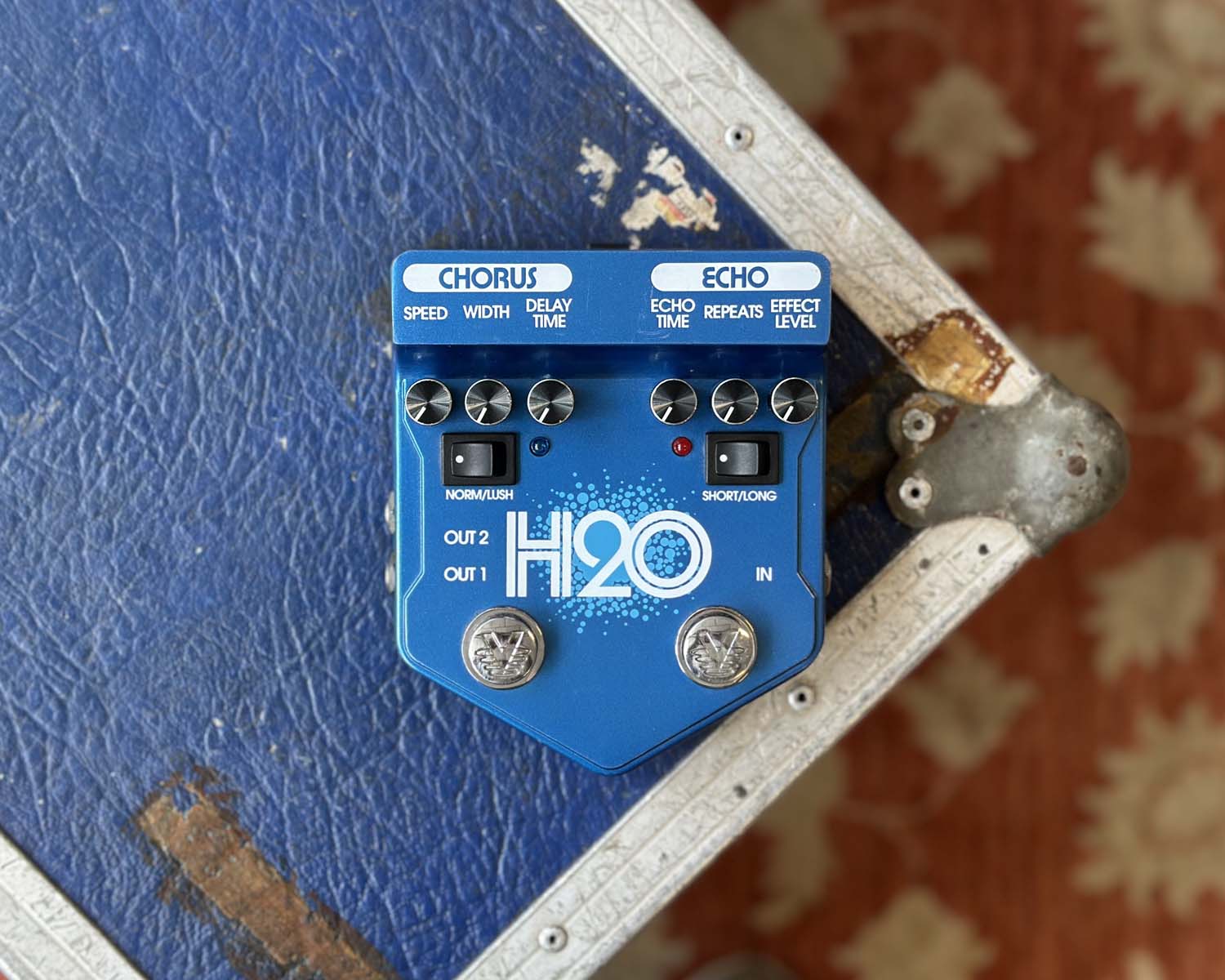 Visual Sound H2O V2 Analogue-Voiced Chorus/Echo Pedal – Found Sound