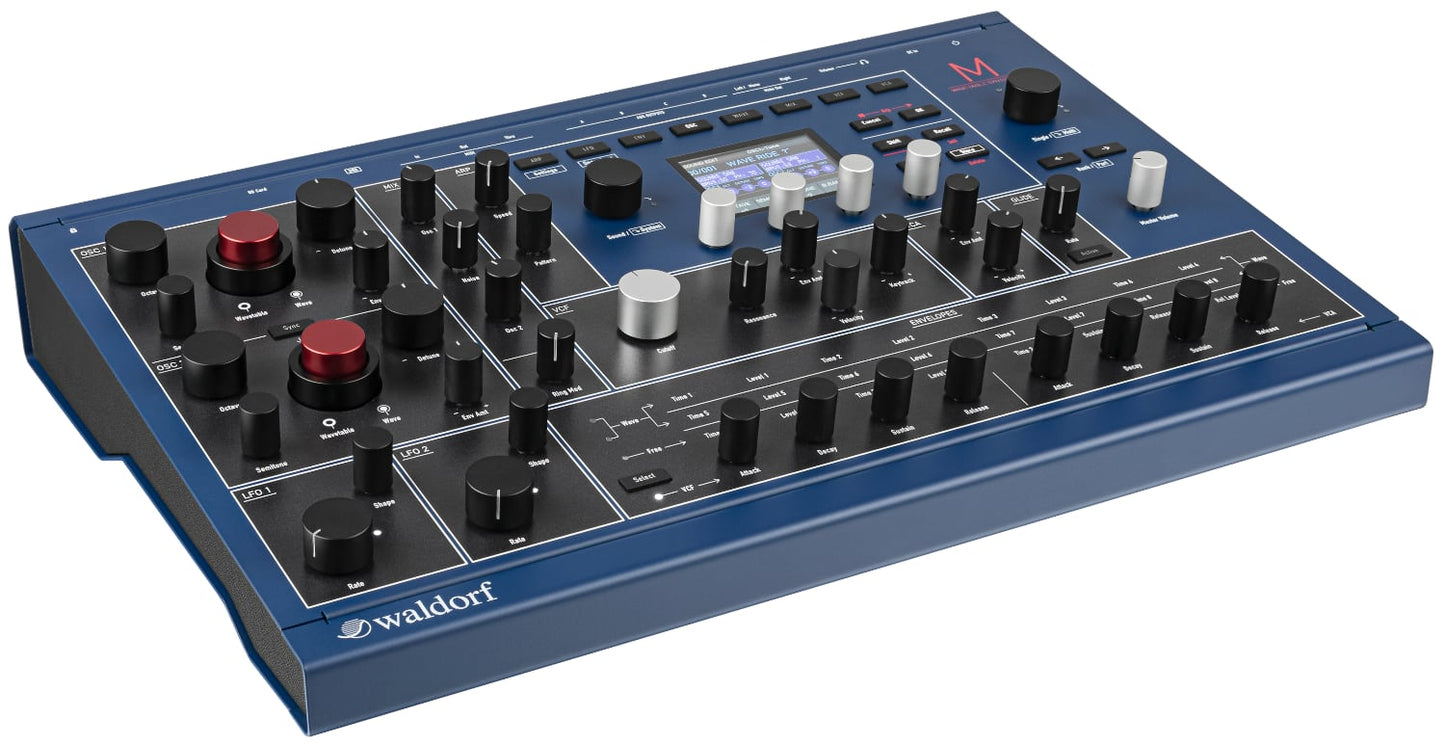 Waldorf M Desktop Synthesizer w/ Two Wavetable Oscillators
