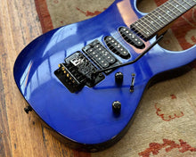 Load image into Gallery viewer, 2000 Washburn WG-500 - Electric Blue w/ Licensed Floyd Rose Tremolo System