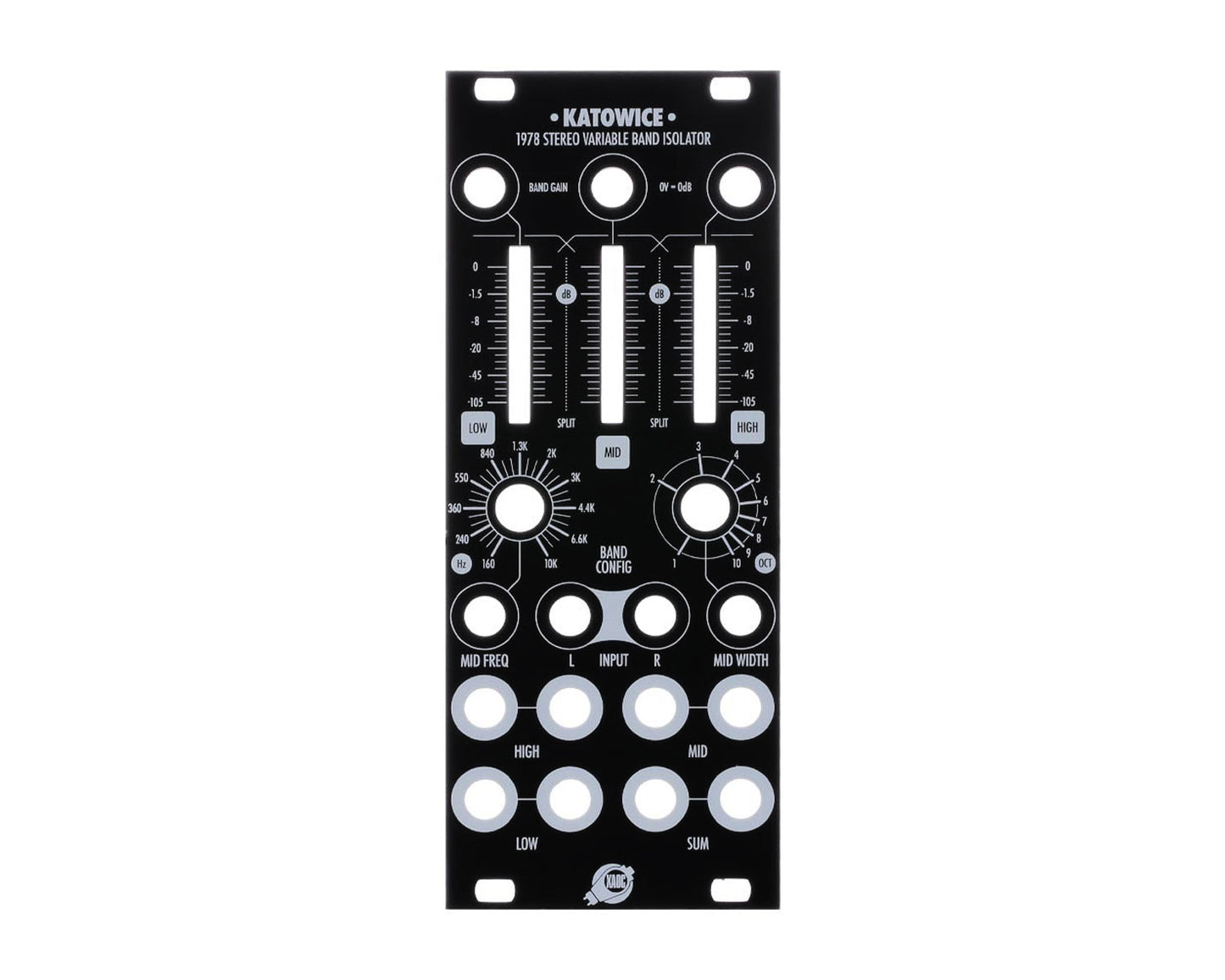 XAOC Devices KATOWICE Replacement Panel - Black