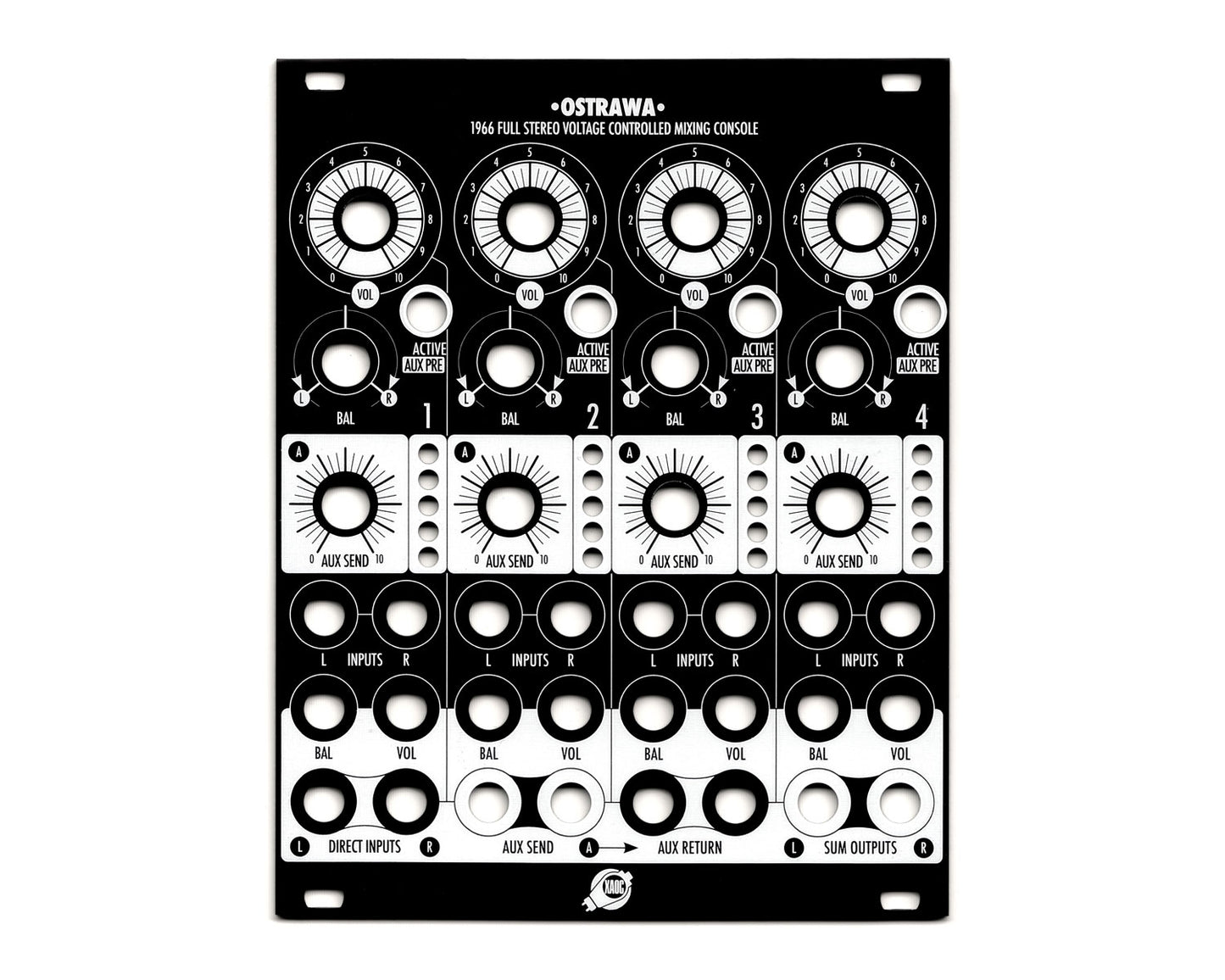 XAOC Devices OSTRAWA Replacement Panel - Black