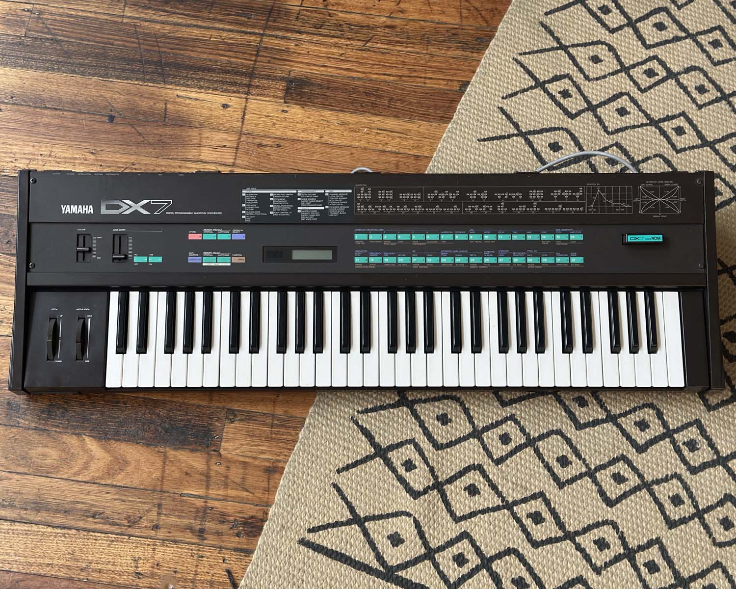 YAMAHA DX7 Digital Programmable Algorithm Synthesiser – Found Sound