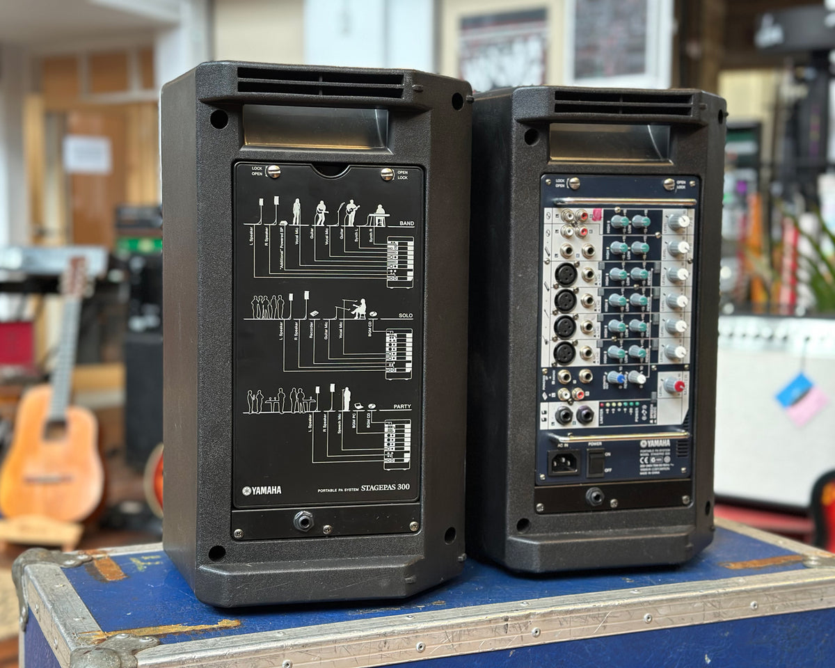 YAMAHA Stagepas 300 2-Way Passive Bass-Reflex Speakers - Pair