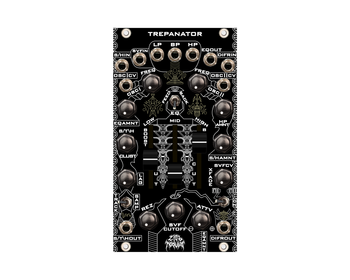 Żłob Modular Trepanator Experimental Synth Voice Module