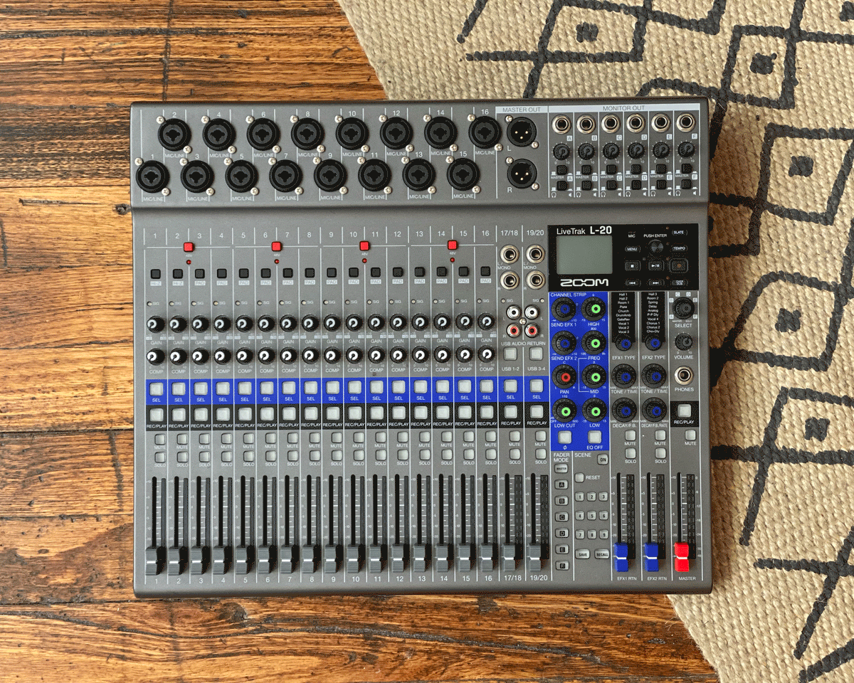 Zoom Livetrak L-20 – Found Sound