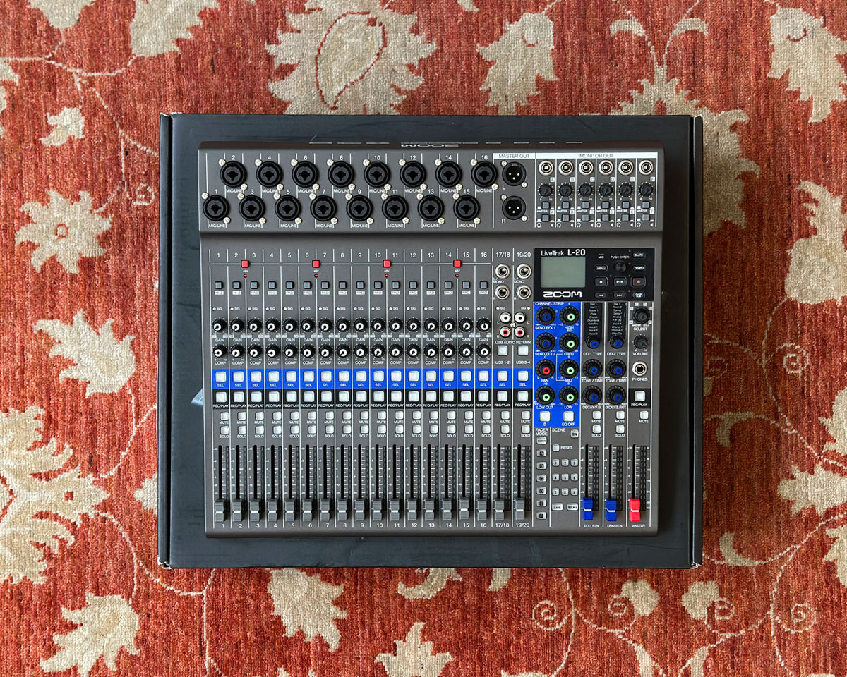 Zoom Livetrak L-20 Digital Mixer Recorder – Found Sound