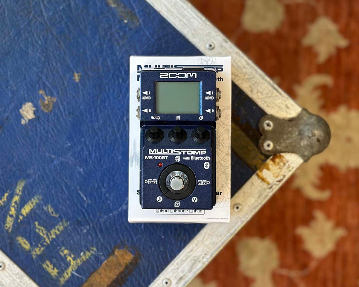 ギター MULTI STOMP MS-100BT with Bluetooth MS-100BT MultiStomp Guitar Pedal with Bluetooth | Zoom