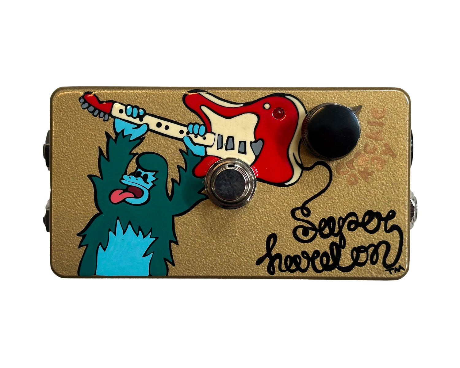 Zvex Hand Painted Super Hard On Preamp Boost Pedal – Found Sound
