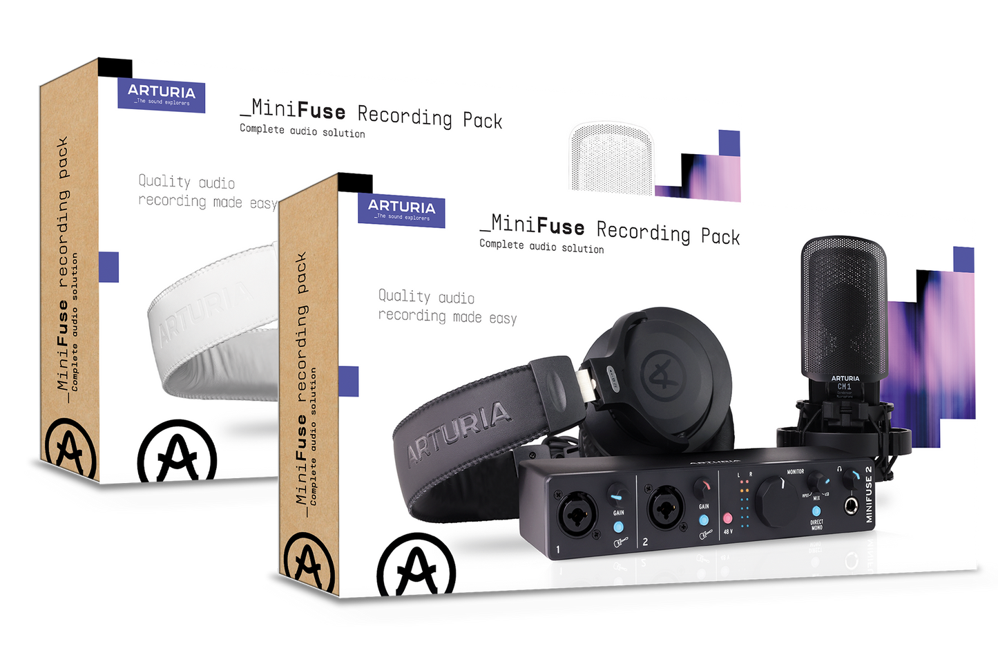 Arturia Minifuse Recording Pack - Black