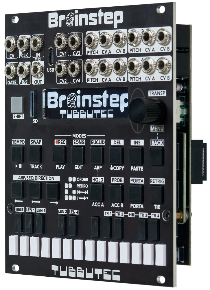 Tubbutec Brainstep Sequencing Brain Modulation Generator Sample Player - Black