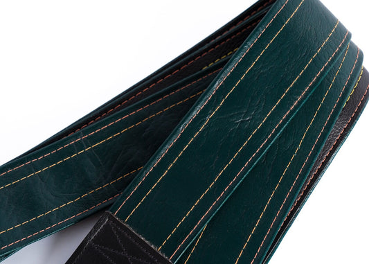 Couch Straps Vintage Sapphire Green Cadillac Sunburst Guitar Strap