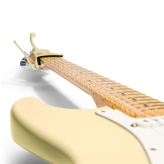 Kyser Fender KGEFOWA Quick Change Electric Guitar Capo - Olympic White