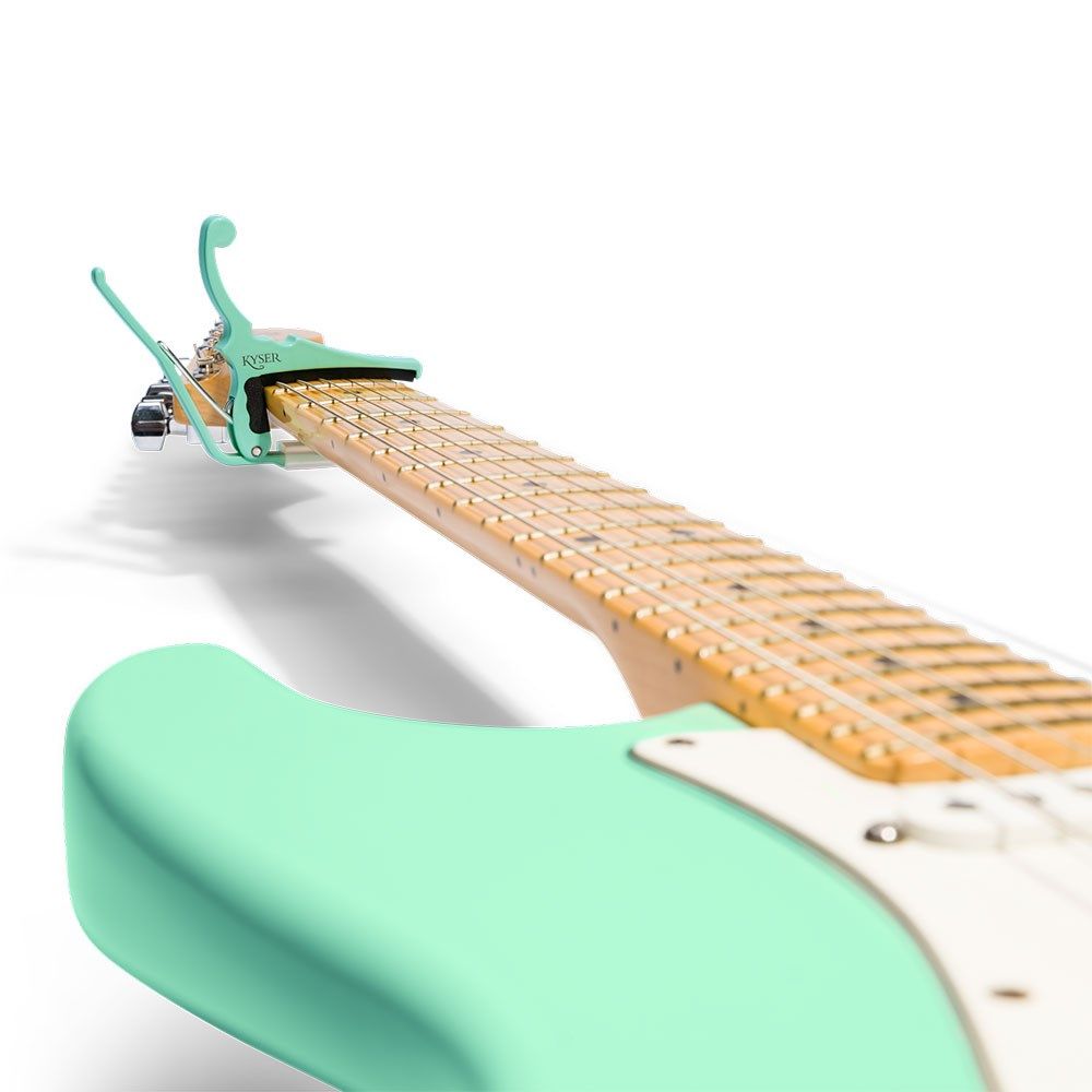 Kyser Fender KGEFSGA Electric Capo - Surf Green
