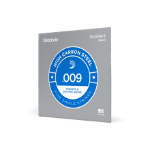 Load image into Gallery viewer, D'Addario PL010-5 Plain Steel Guitar Single String, .010 5-pack