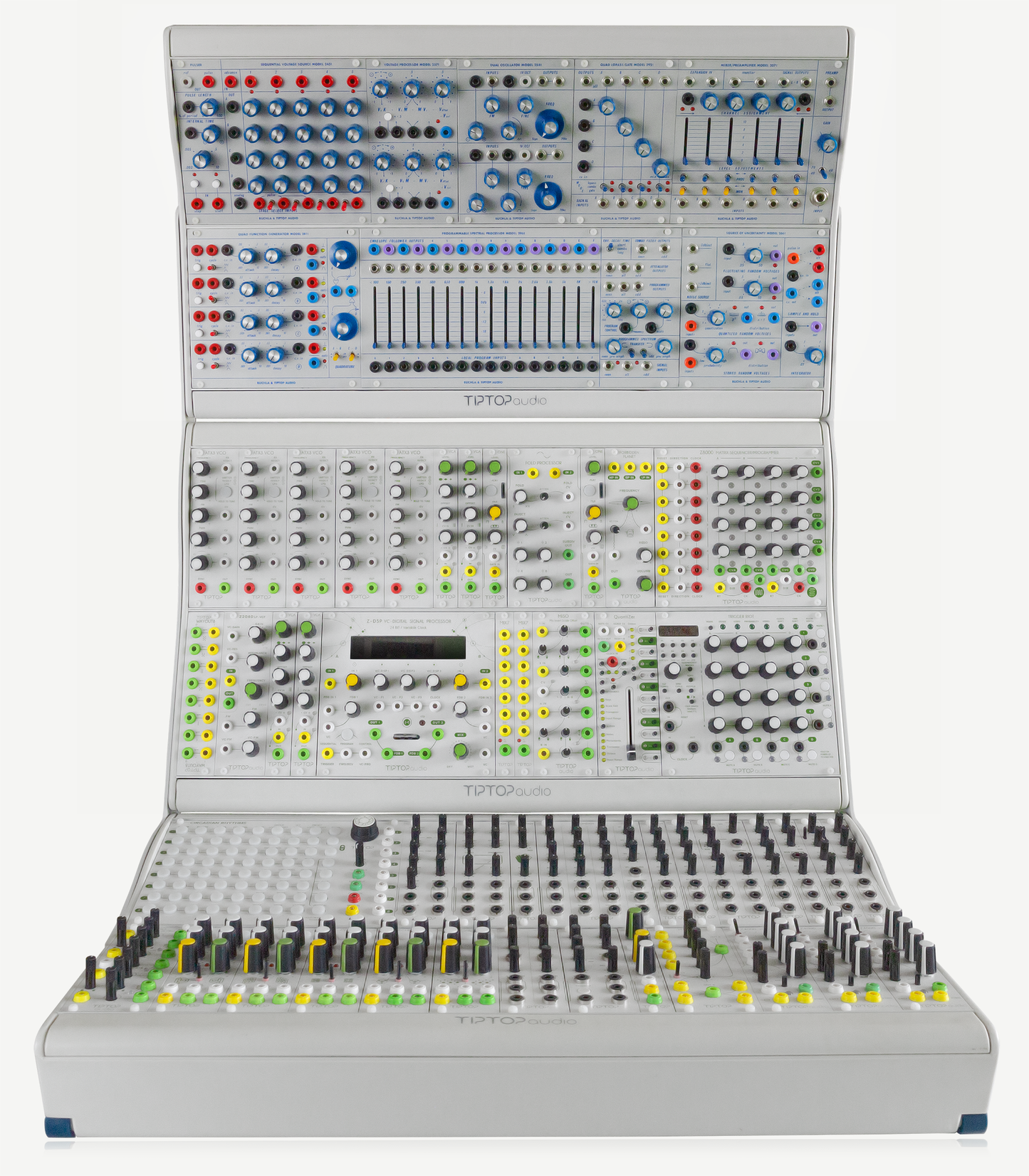 Tiptop Audio Mantis 3 Tier Studio Brackets Kit - White