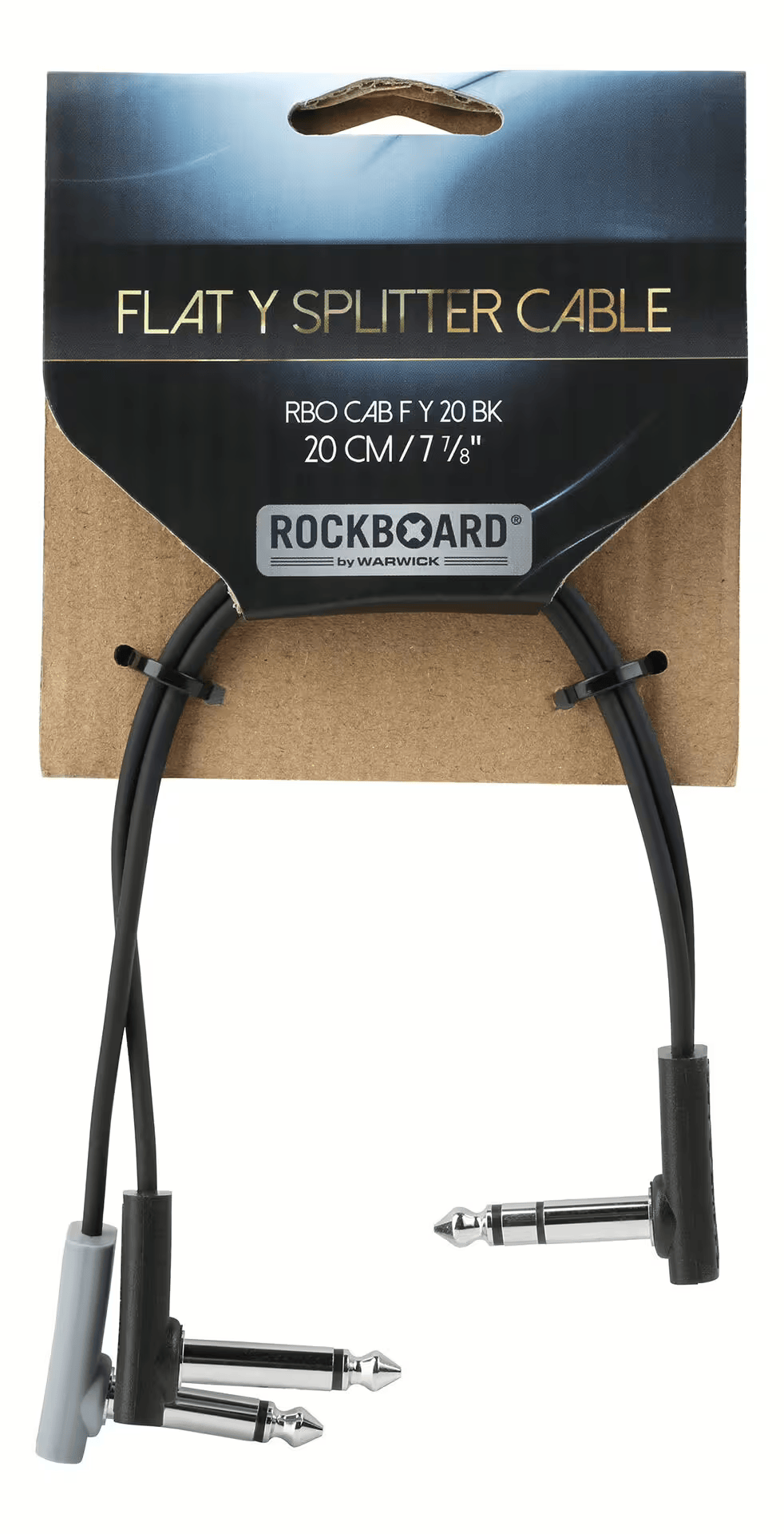 Warwick RockBoard Flat Y-Splitter Cable 20cm