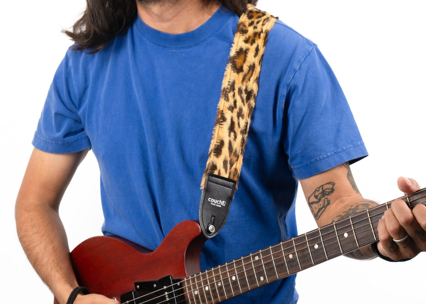 Couch Straps Cheetah Print Guitar Strap