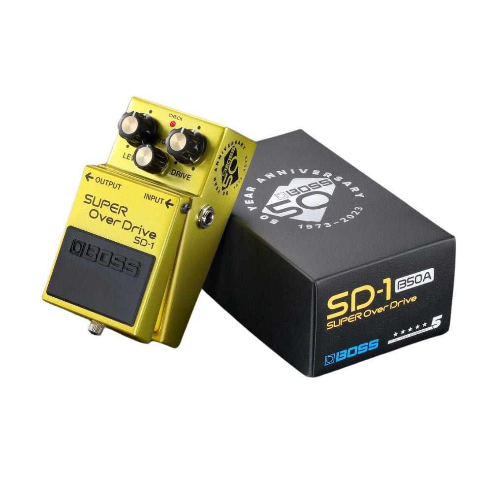 Limited Edition BOSS SD-1-B50A Super OverDrive 50th Anniversary Overdr