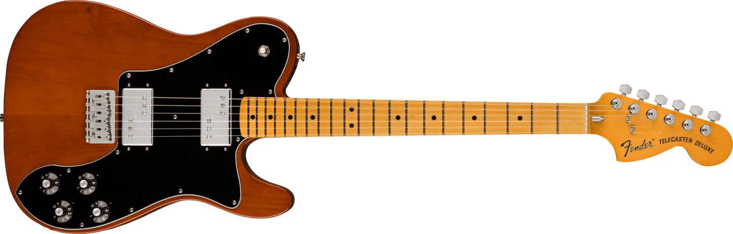 Fender American Vintage II 1975 Telecaster Deluxe - Maple Fingerboard, Mocha
