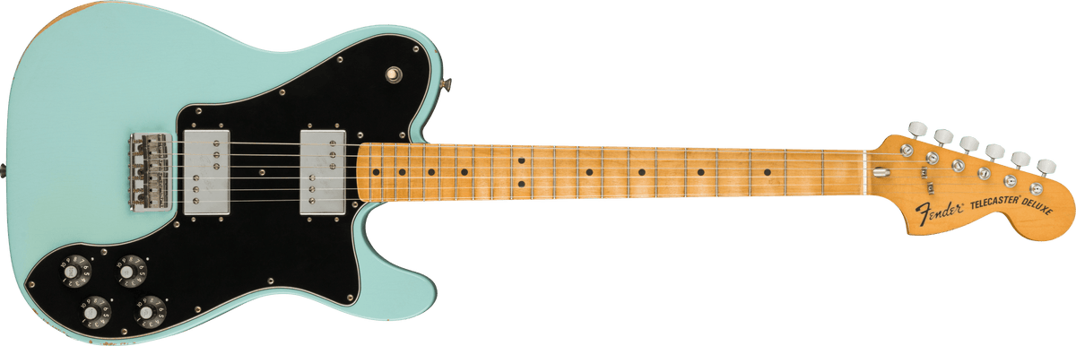 Fender Road Worn 70s Telecaster Deluxe Daphne Blue Found Sound