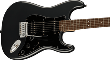 Load image into Gallery viewer, Fender Squier Affinity Series Stratocaster HSS Pack - Charcoal Frost Metallic with Frontman 15G