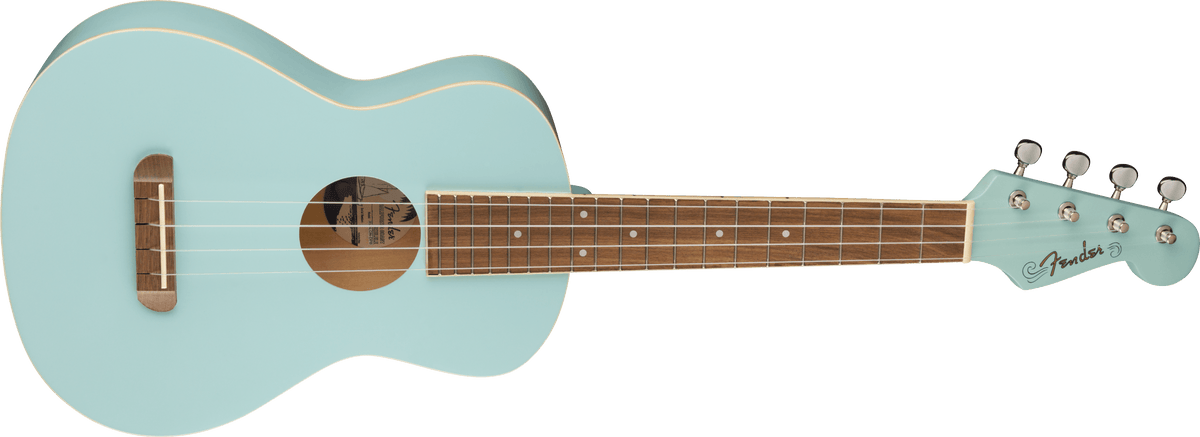 Fender venice soprano ukulele surf green 2025