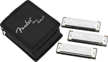 Load image into Gallery viewer, Fender Blues Deluxe Harmonica (Set of 3)